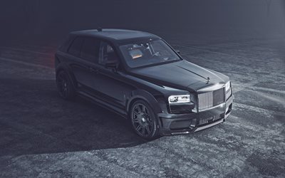 Spofec Rolls-Royce Cullinan Black Badge, 4k, luxury cars, 2021 cars, tuning, Spofec, SUVs, 2021 Rolls-Royce Cullinan, Rolls-Royce