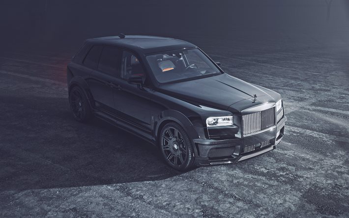 Spofec Rolls-Royce Cullinan Black Badge, 4k, carros de luxo, 2021 carros, tuning, Spofec, SUVs, 2021 Rolls-Royce Cullinan, Rolls-Royce