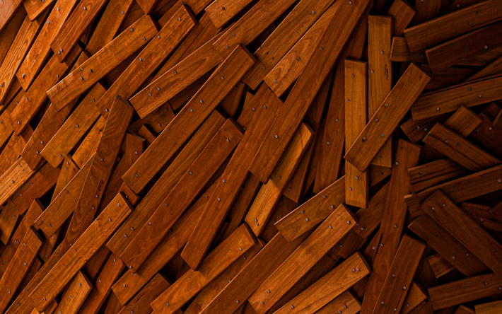 patr&#243;n de tablones de madera, fondo de madera marr&#243;n, macro, fondos de madera, tablones de madera, texturas de madera