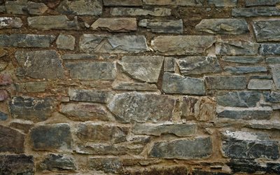 Texture de mur en pierre, cl&#244;ture en pierre, texture de ma&#231;onnerie, texture de pierres, fond de pierre