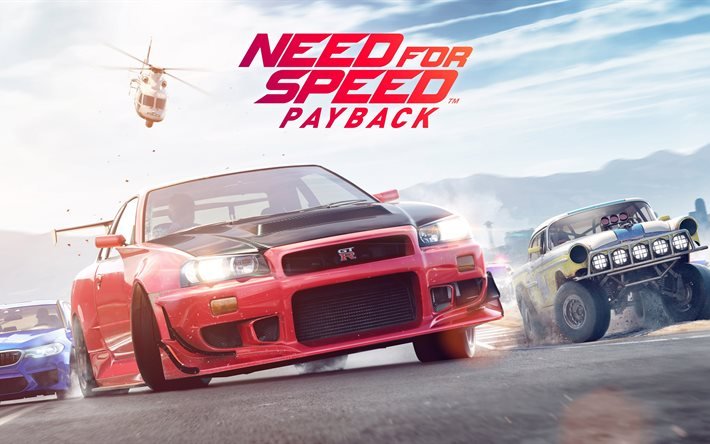 Need For Speed Payback, 5k, 2017 spel, autosimulator, NFS