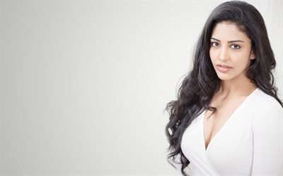 Daksha Nagarkar, sesi&#243;n de fotos, la modelo indio, retrato, cara, joven y hermosa mujer india, Bollywood, la actriz
