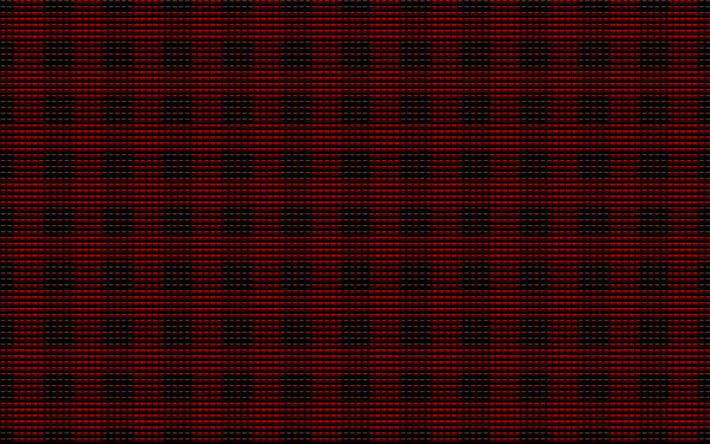 svart r&#246;d pixel-textur, pixel bakgrund, svart r&#246;d kreativ bakgrund, textur med rutor