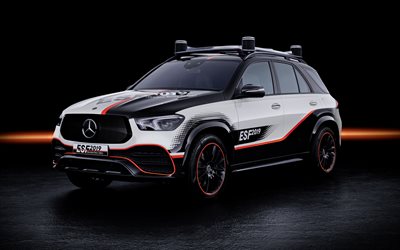 Mercedes-Benz GLE ESF, 2019, exterior, front view, tuning GLE, SUV, German cars, Mercedes