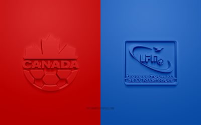 2019 Kanada vs Martinik, 2019 UEFA salon futbolu Kupası, futbol ma&#231;ı, promosyon malzemeleri, Kuzey Amerika, Brezilya, Kanada Milli Futbol Takımı, Martinik Milli Futbol Takımı