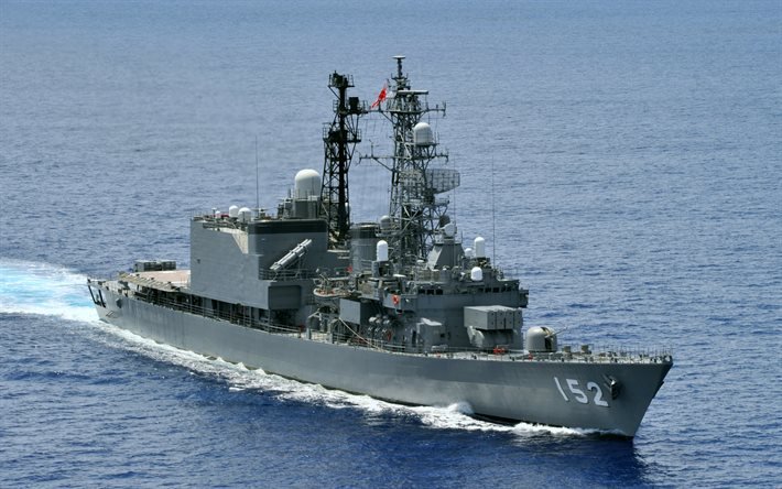 js yamagiri, dd-152, japanischen zerst&#246;rer asagiri-klasse, jmsdf, japanisch, kriegsschiff japan, japan maritime self-defense force