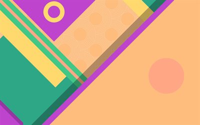 4k, material design, yellow backgrounds, geometric shapes, colorful backgrounds, geometric art, creative, background with lines