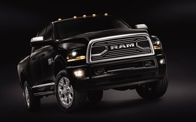 Dodge Ram 2500 Heavy Duty, 2018 cars, SUVs, Ram Limited Tungsten Edition, Dodge