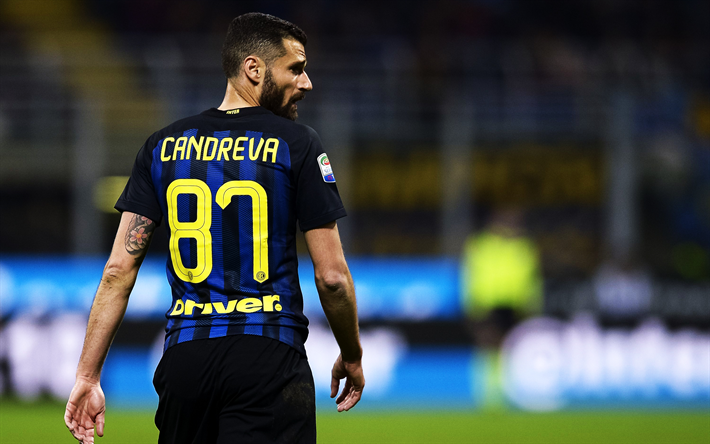 Antonio Candreva, jogadores de futebol, Inter De Mil&#227;o, partida, Internacional