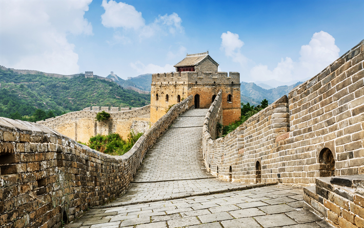A Grande Muralha da China, Monumento de arquitectura, maravilha do mundo, China