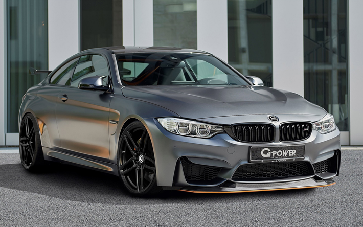 G-Power, tuning, BMW M4 GTS, F82, supercars, 615hp, gris M4, voitures allemandes, BMW