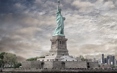 自由の女神像, ニューヨーク, 米国, 新古典主義, リバティ島