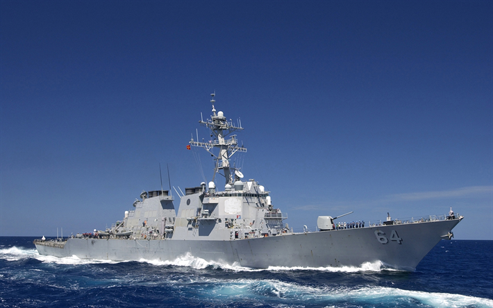 USS Carney, meri, DDG-64, YHDYSVALTAIN Laivaston, h&#228;vitt&#228;j&#228;, NATO, sota