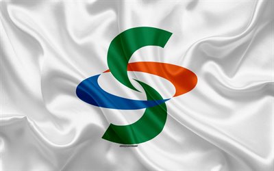 Flag of Sano, 4k, city of japan, silk texture, Sano flag, Japan, japanese cities, art, Asia, Tochigi Prefecture, Sano