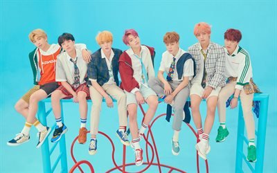 4k, bts, 2019, die koreanische band, kpop, koreanische promi -, bangtan boys, k-pop, jin, suga, j-hope, rm, jimin, v, jungkook, asiatischen promi
