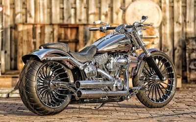 Harley-Davidson CVO Breakout, Thunderbike VCO, tuning, motos de luxe, chopper, american motos, motos custom, Harley-Davidson