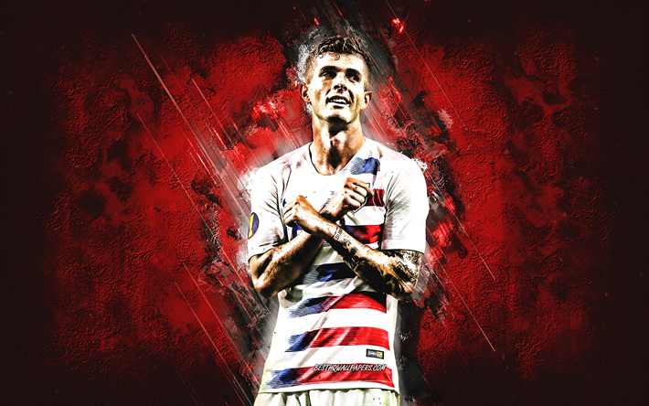 Download wallpapers Christian Pulisic, United States mens national