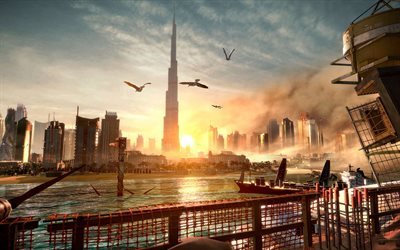 Dubai, gameplay, 2016, Deus Ex Mankind Divided, action, shooter