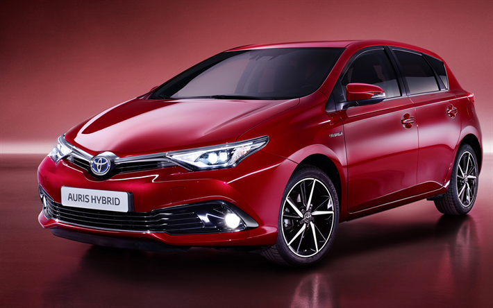 Download wallpapers Toyota Auris Hybrid, 2018 cars, 4k