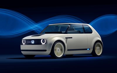 Honda Urban EV Concep, 2017, cars of the future, future electric cars, hatchback, Japanese cars, Honda