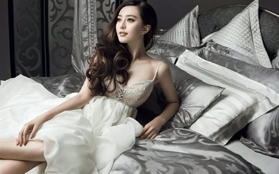 Fan Bingbing, beleza, atriz chinesa, asi&#225;tica mulher, morena
