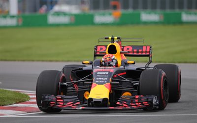 Max Verstappen, 4k, Red Bull Racing, RB13, Formula 1, F1, raceway