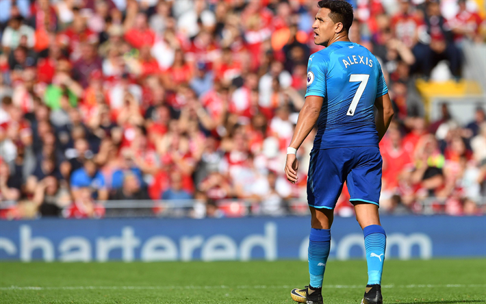 Alexis Sanchez, footballers, Arsenal, The Gunners, Premier League