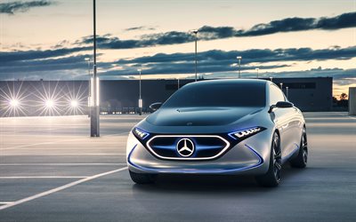 Mercedes-Benz EQA Concept, 2017, new Mercedes, future design, German cars