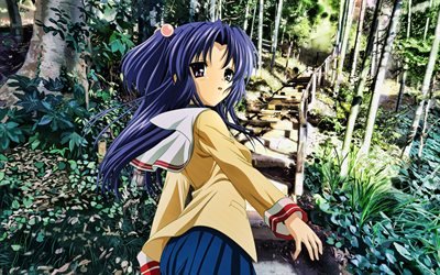 Kotomi Ichinose, manga, Clannad, artwork, Ichinose Kotomi, Clannad characters, Kotomi Ichinose Clannad