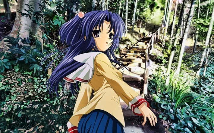 Kotomi Ichinose, manga, Clannad, oeuvre d&#39;art, Ichinose Kotomi, Personnages de Clannad, Kotomi Ichinose Clannad