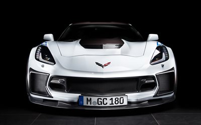 GeigerCars, tuning, 4k, Chevrolet Corvette Z06, 2018 coches, Carbono 65 Edici&#243;n, supercars, Chevrolet