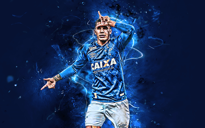 Lucas Romero, tavoite, brasilian jalkapalloilijat, Cruzeiro FC, jalkapallo, Brasilian Serie A, Lucas Daniel Romero, neon valot, Brasilia