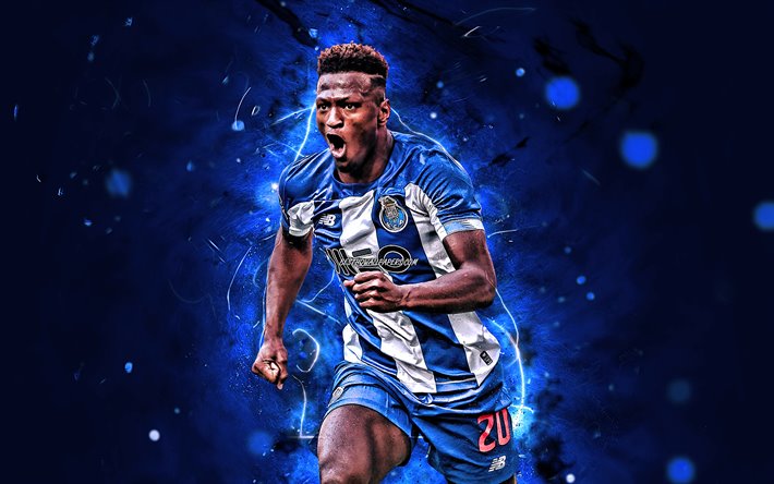 Ze Luis, 2019, Porto FC, Primeira Liga, Cape Verdean footballers, Jose Luis Mendes Andrade, neon lights, soccer, FC Porto