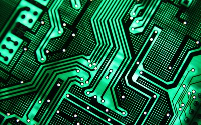 verde de la placa de circuito de la textura, la tecnolog&#237;a, el chip, el microcircuito de la textura, la placa de circuito Impreso de fondo, placa de circuito de la textura