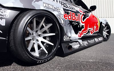 Mazda RX-8, Drift auto, Red Bull Racing, Spoiler, automobili gas di Scarico, auto giapponesi, auto da corsa, Mazda