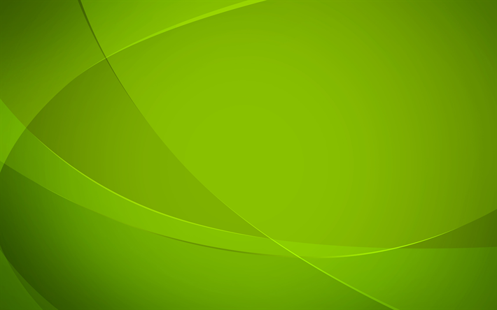 des vagues vertes, Vert, abstrait, fond, 4k, vert, papier peint, cr&#233;atif
