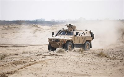 Otokar Cobra, Turkish armored vehicle, wheeled armored vehicle, desert, sand, Turkish military equipment