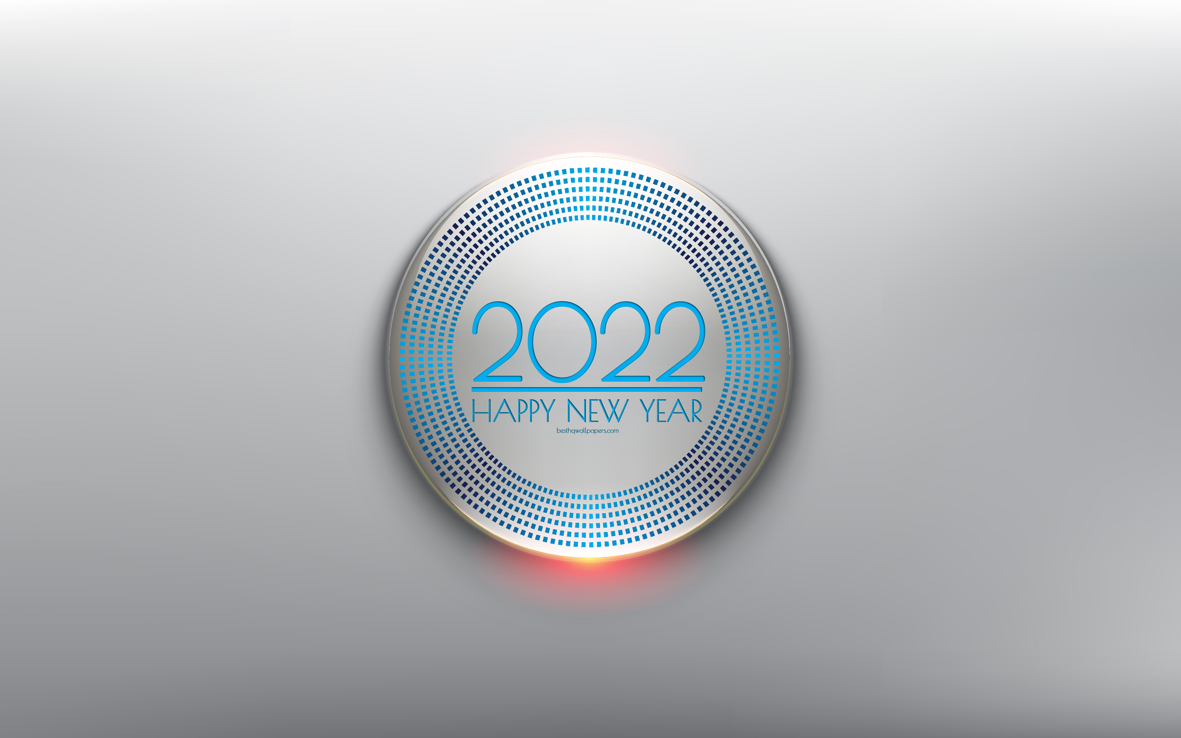 frohes neues jahr 2022, 4k, blaue 3d-elemente, 2022 neujahr, 2022 infografiken hintergrund, 2022 konzepte, 2022 metallhintergrund