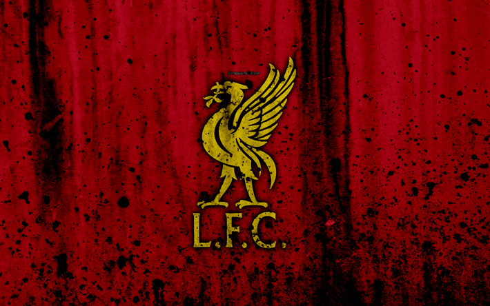 Download wallpapers FC Liverpool, 4k, new logo, Premier ...