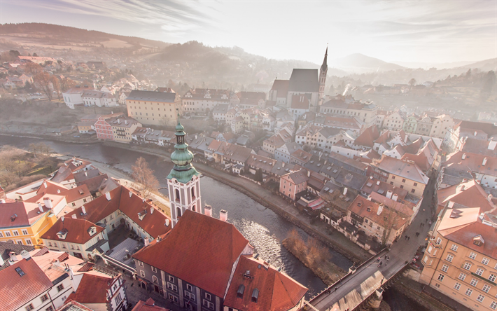 التشيكية-كروملوف, البلدة القديمة, كروملوف القلعة, السياحة, جمهورية التشيك