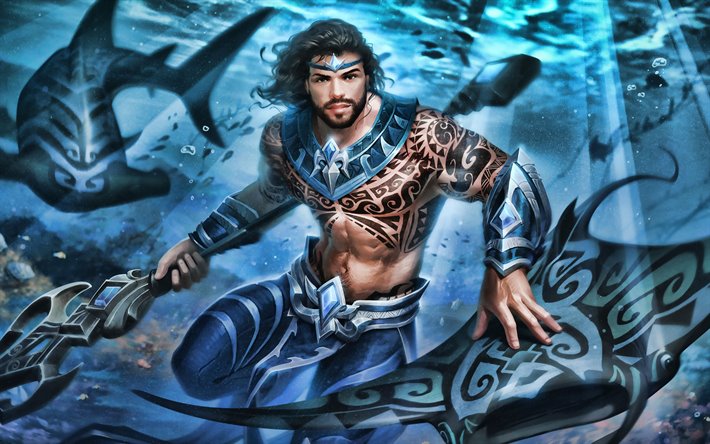 Poseidon god of the Seas For high res wallpaper downloads prints and  more check out aicharactersart link in bio If you want any to   Instagram