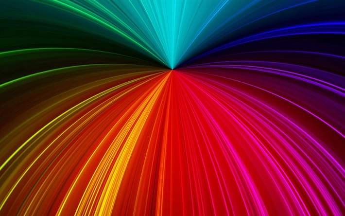 rainbow abstract background, colorful background, rainbow lines background, creative art