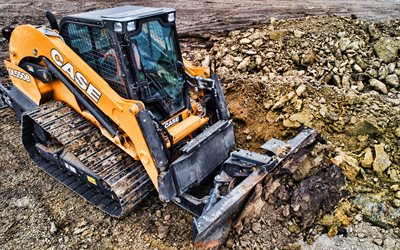 Case DL550B, compact dozer loader, 2020 tractors, construction machinery, special equipment, construction equipment, Case, HDR