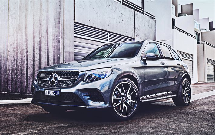 Mercedes-Benz GLC-luokka, 4K, katu, 2020-autot, crossoverit, 2020 Mercedes-Benz GLC-luokka, saksalaiset autot, Mercedes