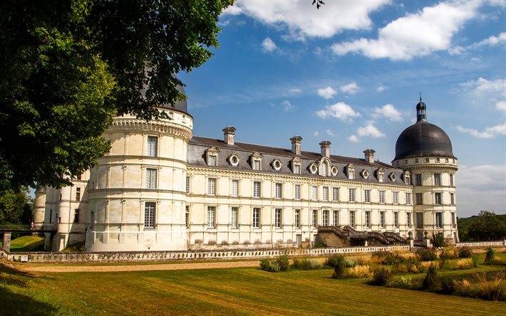 Chateau de Valencay, Valle della Loira, castelli francesi, castelli rinascimentali, antichi castelli, France