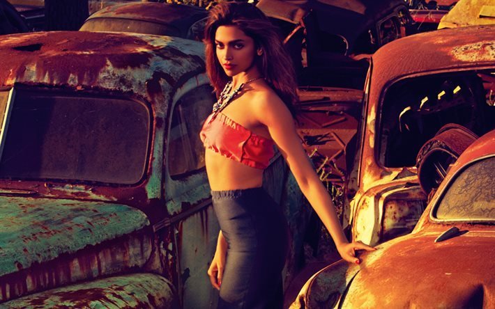 Deepika Padukone, Bollywood, indiska sk&#229;despelare, Vogue Indien, brunett