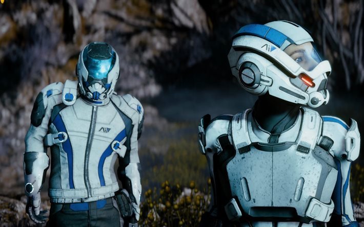 Download Wallpapers Mass Effect Andromeda Gameplay 2017 Games 4k