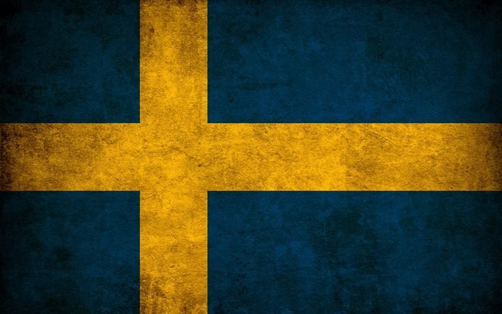 Bandeira sueca, bandeira da Su&#233;cia, Su&#233;cia, Europa