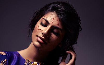 Vanja Mishra, 2017, attrice indiana, di bellezza, di Bollywood