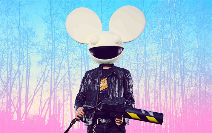 Deadmau5 4k, Deadmau5, silah, DJ, Joel Thomas Zimmerman, yaratıcı